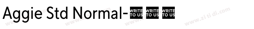 Aggie Std Normal字体转换 Aggie Std Normal字体转换